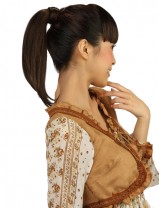 Wigs2you 馬尾 自然綁式短款直髪馬尾 捆綁系帶高檔卡絲髪片WS-5009-CB